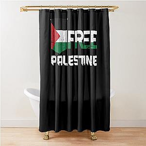 Free Palestine Shower Curtain