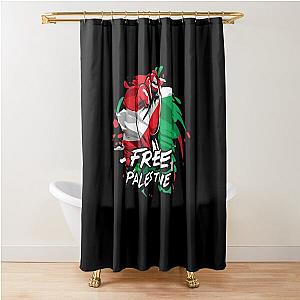 Free Palestine Shower Curtain