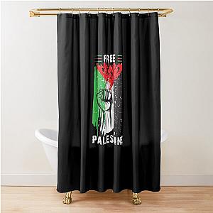 Free Palestine  Shower Curtain