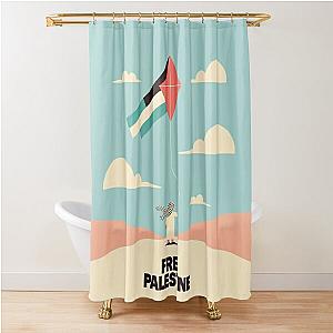 Free Palestine - Soaring Hopes Shower Curtain