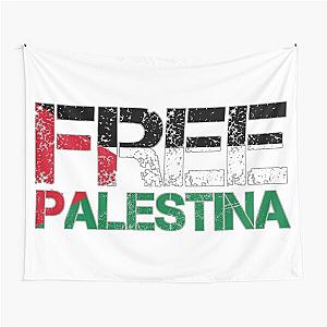 Free Palestina simple design Tapestry