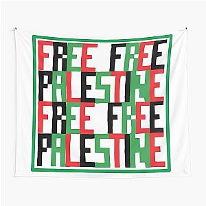 Free Palestine! Free free Palestine! STOP WAR Tapestry