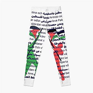 Live Palestine Swedish-Leave Palestina or Long Live Palestine, is a song by the Swedish band Keffiyeh,arabic inglese  Leggings