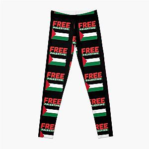 Free Palestine Leggings