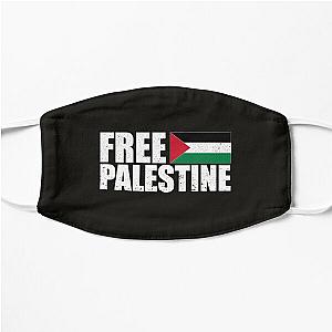 FREE PALESTINE, FREE GAZA PALESTINE FLAG ARABIC Flat Mask