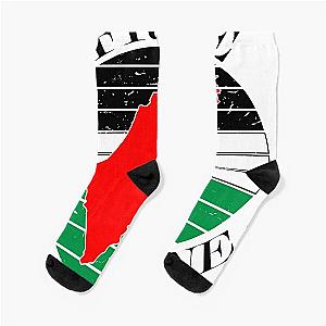 Free Palestine Design To Help And Support Palestinians  Socks