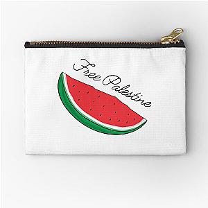 Free Palestine- liberty ,watermelon-  -west bank- free palestina -viva palestina-liberty Zipper Pouch