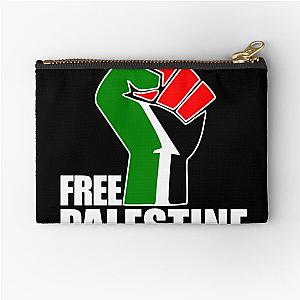 Free Palestine End Apartheid  Zipper Pouch