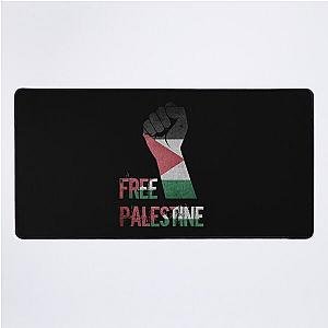 Free Palestina Palestine support falastine palestinian flag Desk Mat