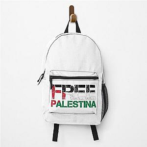 Free Palestina simple design Backpack