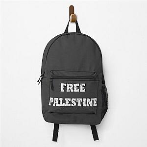 Free palestine stand with palestine  Backpack