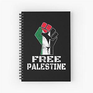 FREE PALESTINE - SUPPORT PALESTINE Spiral Notebook