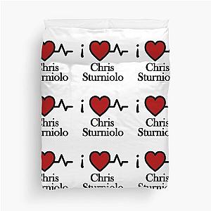 I Love Chris Sturniolo Duvet Cover