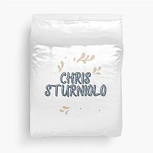 chris sturniolo Sturniolo Triplets Family Duvet Cover