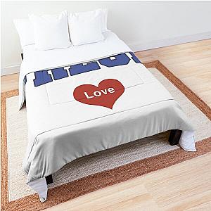 Fresh Love Merch Fresh Love Logo Comforter