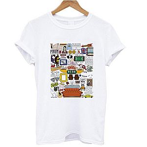 Friends T-Shirts - F.R.I.E.N.D.S Doodle T-Shirt FRI3012