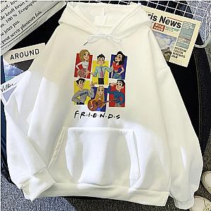 Friends TV Show Hoodies – Friends Cartoon Frame Pullover Hoodie