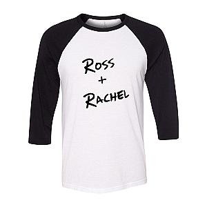 Friends Sweatshirts - F.R.I.E.N.D.S "Ross + Rachel" Baseball Tee FRI3012