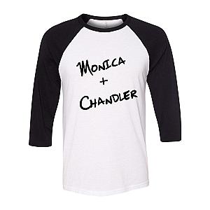 Friends Sweatshirts - F.R.I.E.N.D.S "Monica + Chandler" Baseball Tee FRI3012