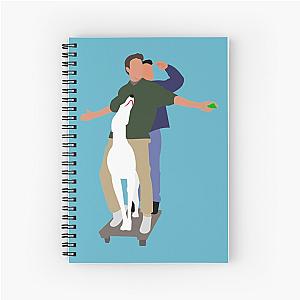 Friends TV Show Notebook - The Men are Here Spiral Notebook