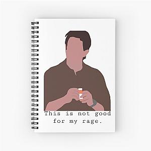 Friends TV Show Notebook - This is not good for my rage. Spiral Notebook