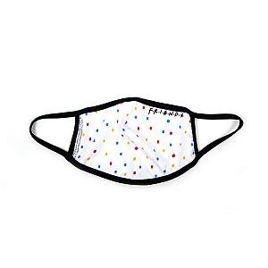 Friends Face Masks - Dots Face Mask White FRI3012