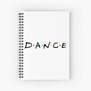 Friends TV Show Notebook - Dance Spiral Notebook