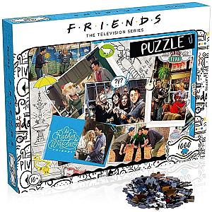 Friends Puzzles - Friends Scrapbook 1000 Piece Jigsaw Puzzle FRI3012