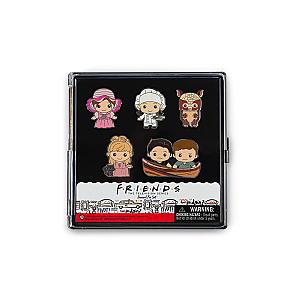 Friends Pins - Friends Exclusive Chibi Characters 5-Piece Enamel Pin Set Toynk Exclusive FRI3012