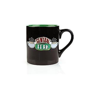 Friends Mugs - Friends Central Perk Ceramic 14oz Black Ceramic Mug FRI3012