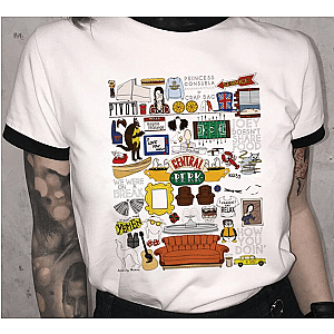 F.R.I.E.N.D.S Doodle T-Shirt FRMA3012