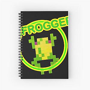 8 Bit Frogger Spiral Notebook