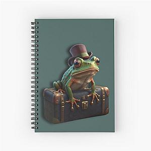 Fancy Frogger Chest Spiral Notebook