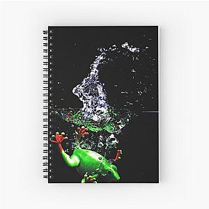 Frogger Splash Spiral Notebook