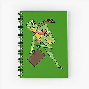 The Frogger Frog Spiral Notebook