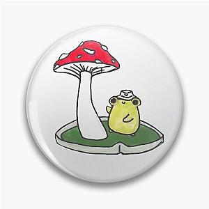 Lillypad Frogger with Mushroom Pin