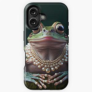 Fancy Frogger Queen iPhone Tough Case