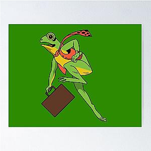 The Frogger Frog Poster