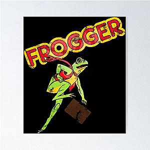 Frogger Vintage Style Poster