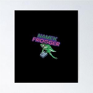 Namek Frogger Graphic T-Shirt Dress Poster