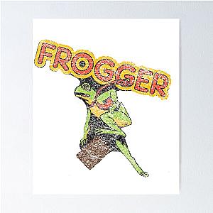 Frogger Businessman Poster