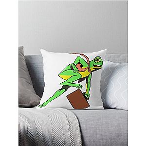 Frogger Frog Throw Pillow