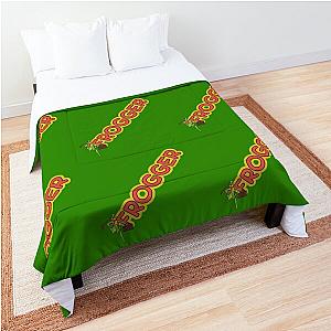 Frogger Logo and Frog Comforter