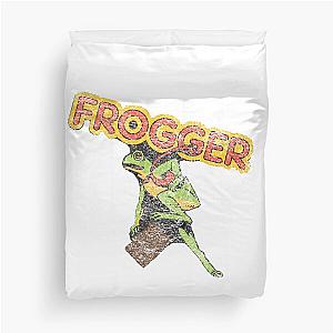 Frogger Businessman Duvet Cover