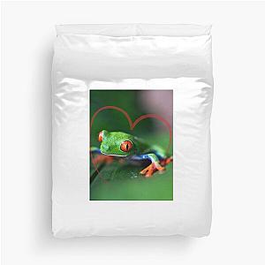 my frogger Duvet Cover