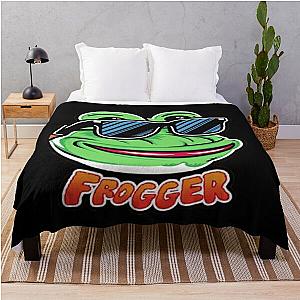 Mr. Frogger Throw Blanket