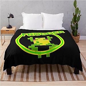 8 Bit Frogger Throw Blanket