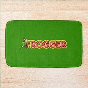 Frogger Logo and Frog Bath Mat