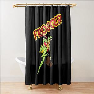 Frogger Vintage Style Shower Curtain