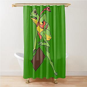 The Frogger Frog Shower Curtain